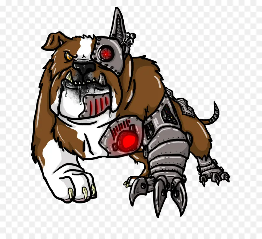 Cyborg Buldog，Robot PNG