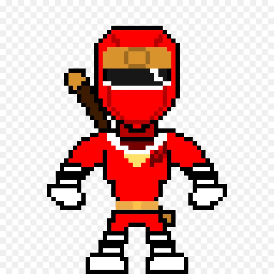 Red Ranger，Sprite PNG