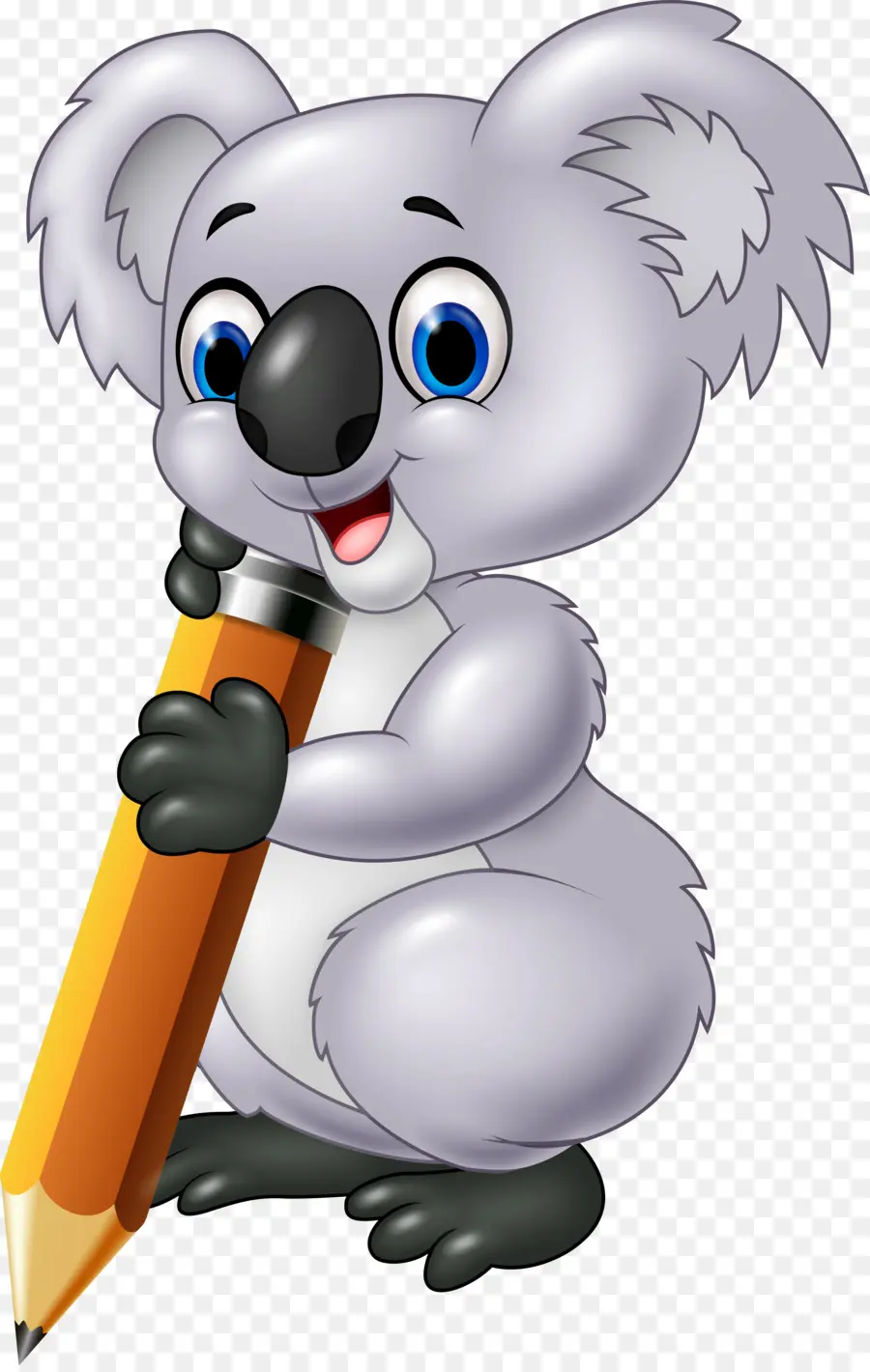 Karikatür Koala，Kalem PNG