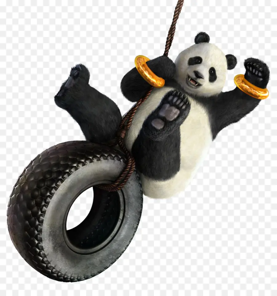 Panda Lastik Salıncağında，Şakacı PNG