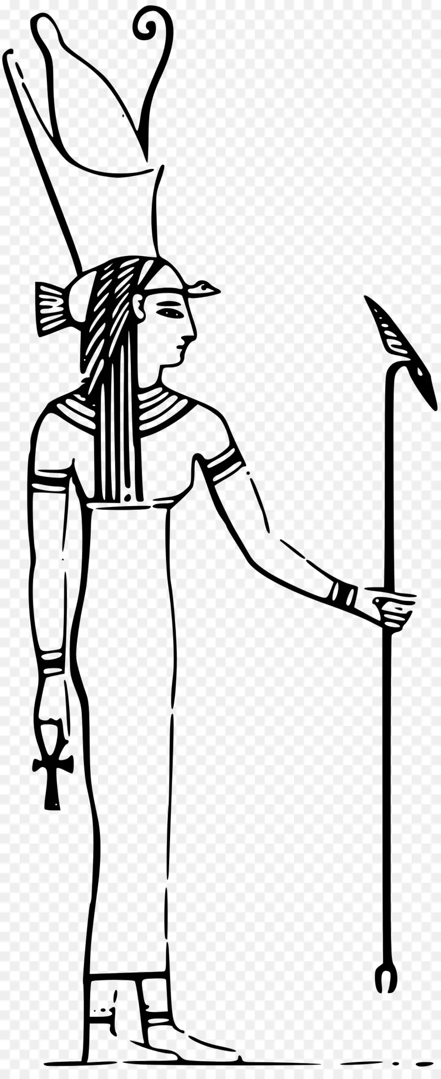 ısis，Antik Mısır Tanrıları PNG