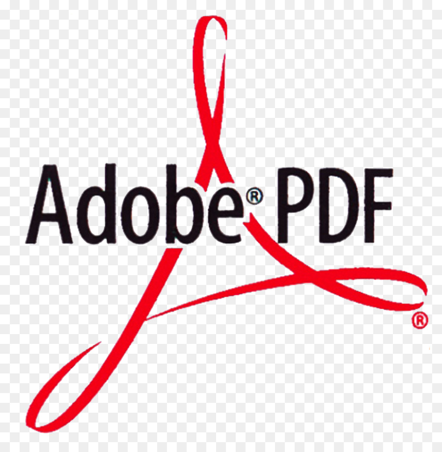 Adobe Pdf Logosu，Yazılım PNG