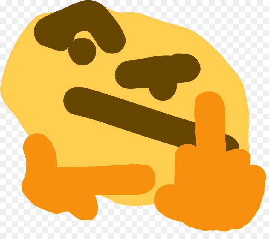 Düşünme Emojisi，El Hareketi PNG