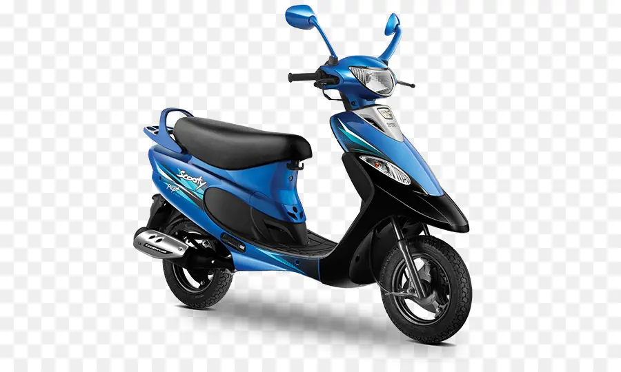 Mavi Ve Beyaz Scooter，Araç PNG