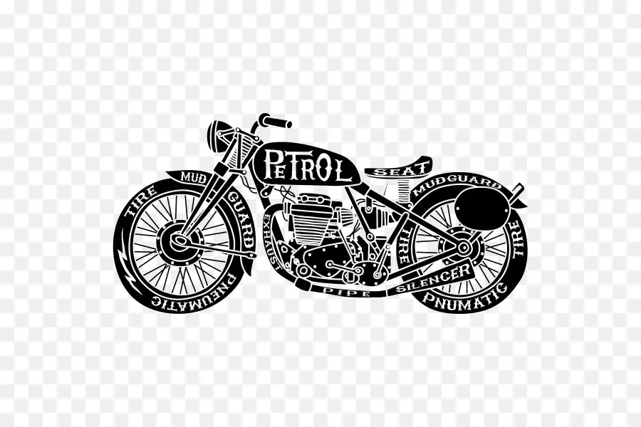 Vintage Motosiklet，Bisiklet PNG