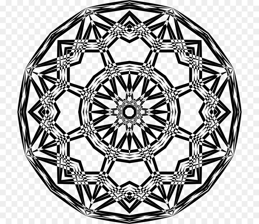 Mandala，Siyah PNG