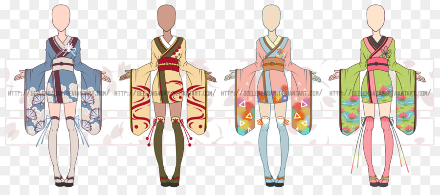 Kimono，Geleneksel PNG