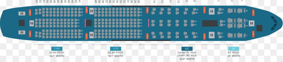 Uçak Oturma şeması，Koltuklar PNG