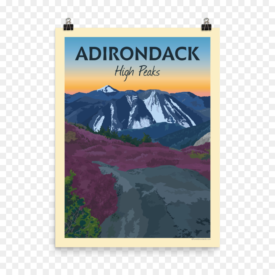 Adirondack Yüksek Zirveler，Afiş PNG