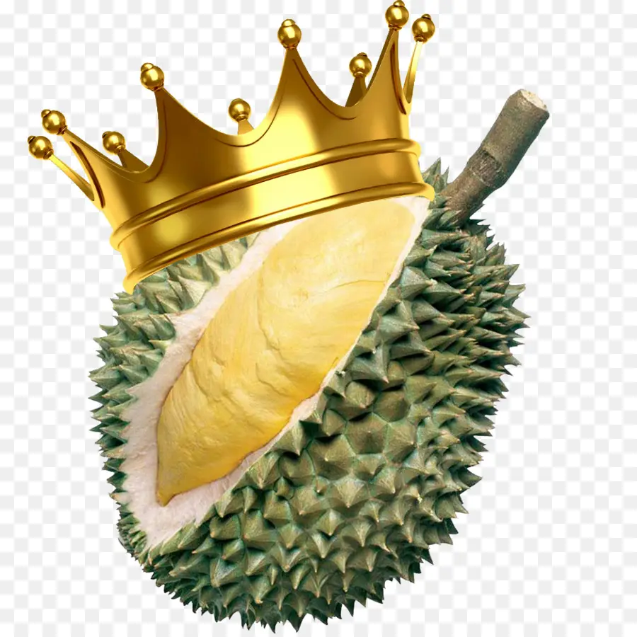 Taçlı Durian，Meyvelerin Kralı PNG