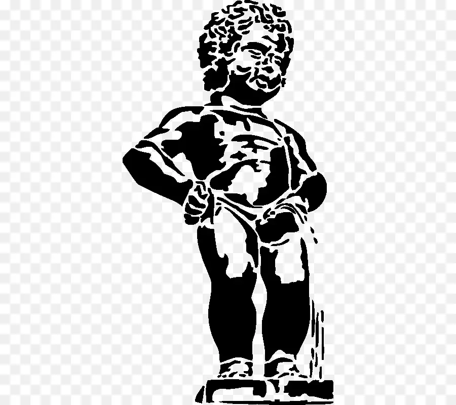 Manneken Pis，Duvar çıkartması PNG