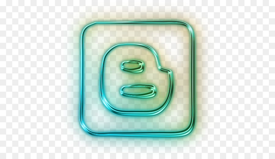 Blogger Logosu，Neon PNG