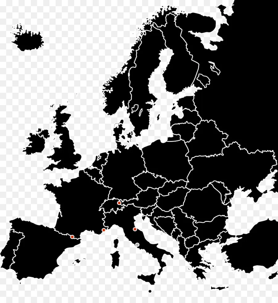 Avrupa，Harita PNG