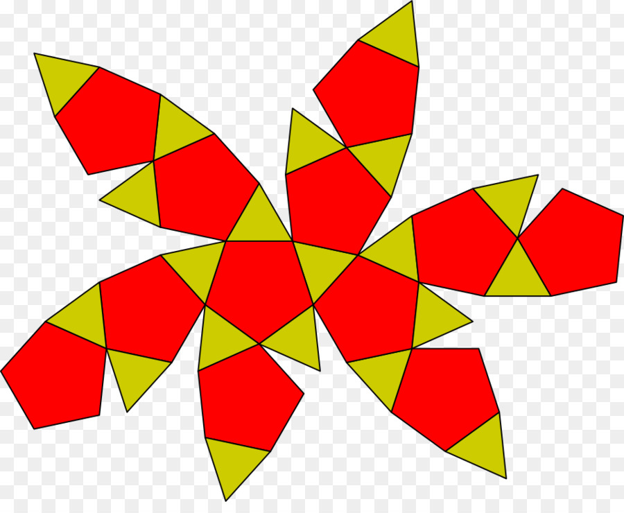 Icosidodecahedron，çok Yüzlü PNG