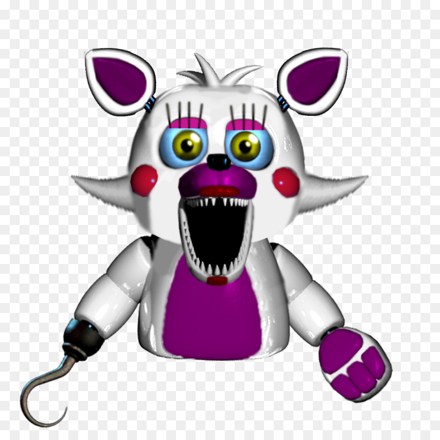 Beyaz Ve Mor Animatronik，Oyuncak PNG