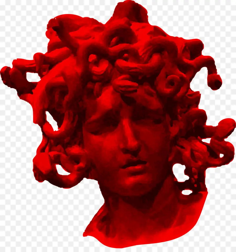 Kırmızı Medusa Başı，Mitoloji PNG