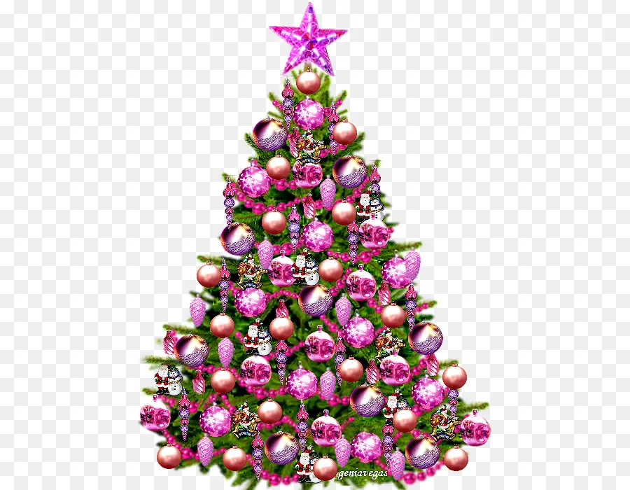 Pembe Noel Ağacı，Noel PNG