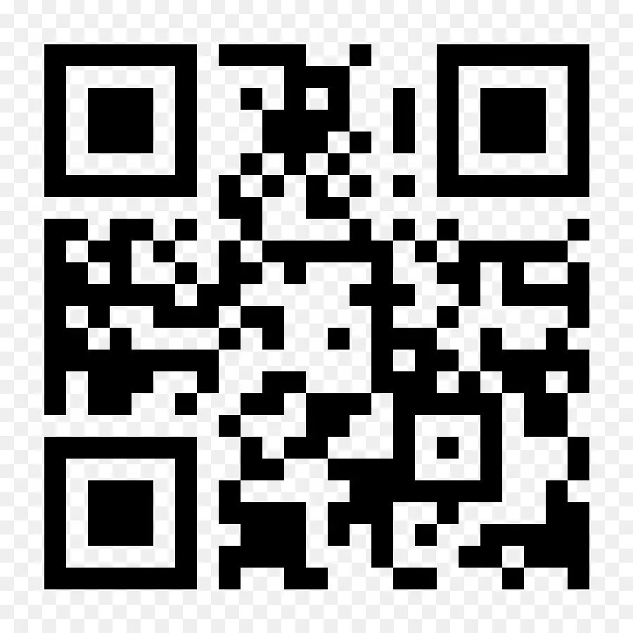 Qr Kodu，Siyah Ve Beyaz PNG