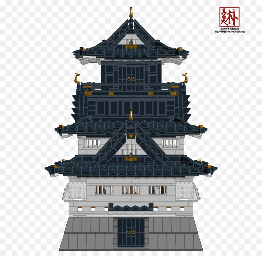 Osaka Kalesi，Tenshu PNG