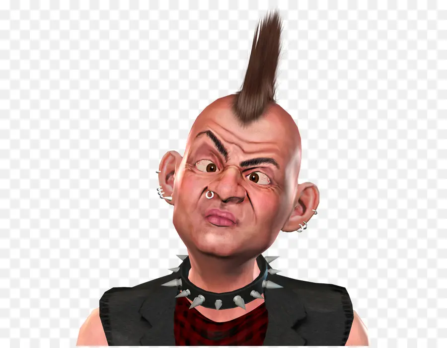 Punk Karakteri，Mohawk PNG