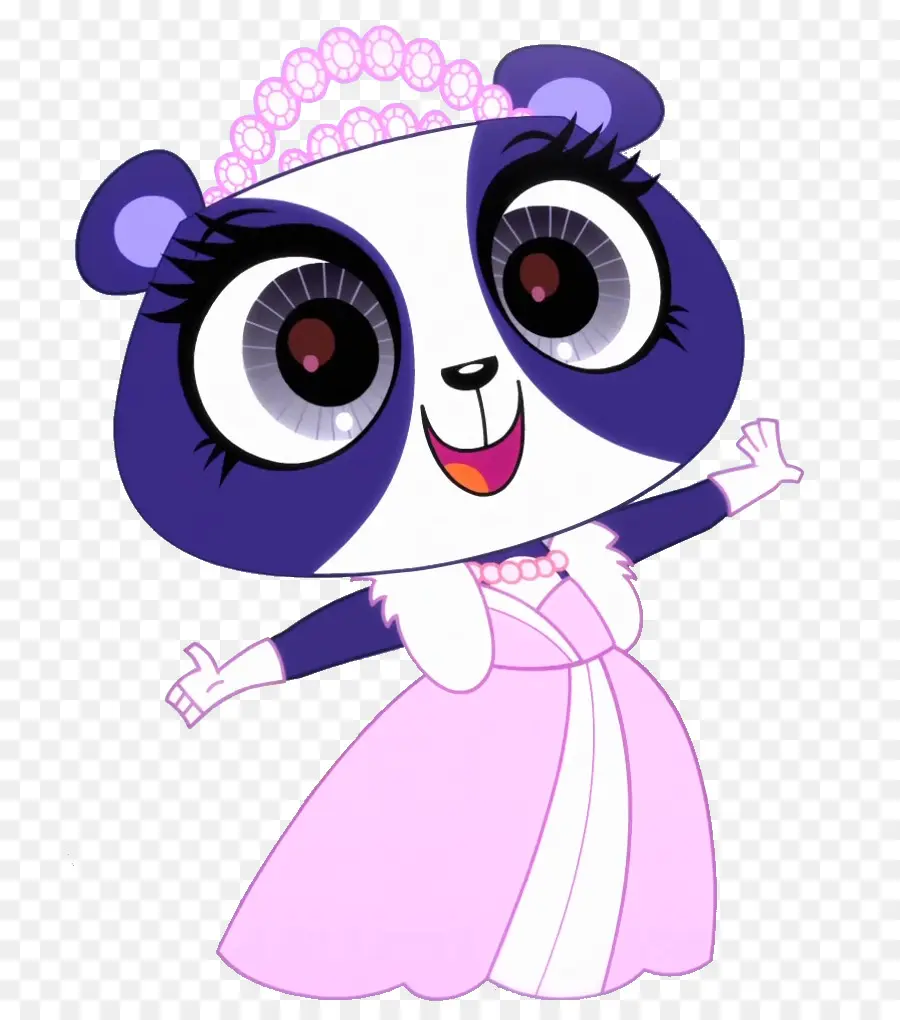 Karikatür Panda Prenses，Panda PNG