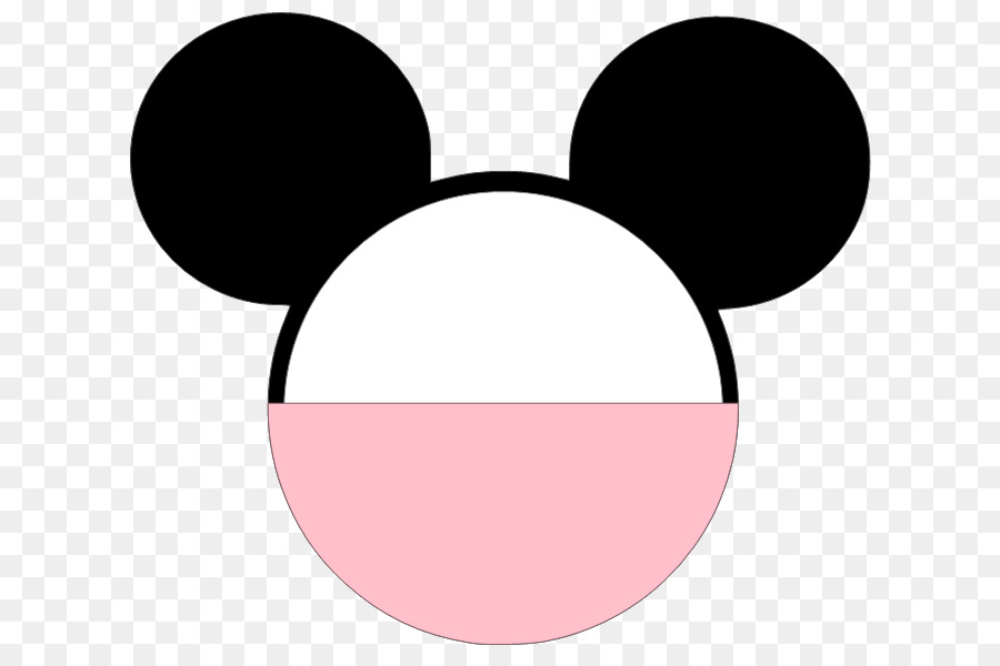 Circle Line Pembe M Kucuk Resim Minnie Mouse Kafasi Seffaf Png Goruntusu