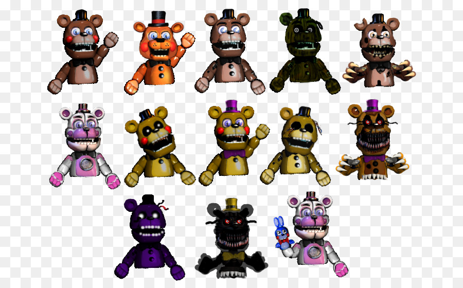 Animatronik Karakterler，Freddy PNG