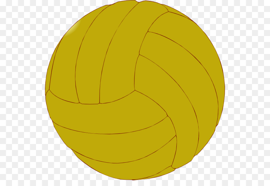 Sarı Voleybol，Top PNG