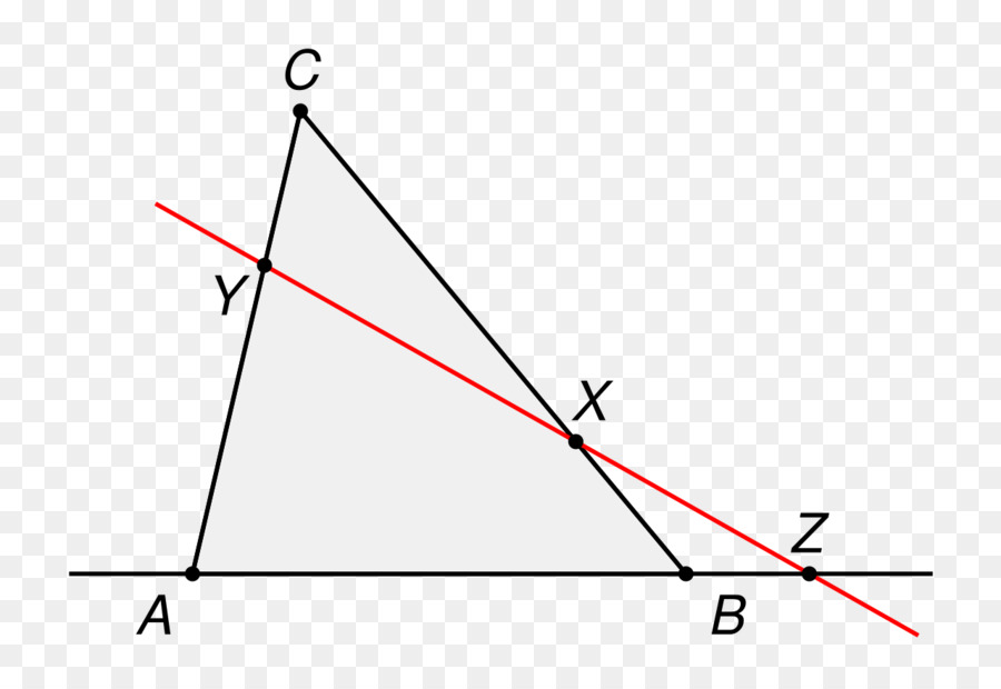 Menelaus Teoremi，Üçgen PNG