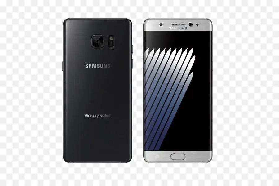 Samsung Galaxy Not 7，Siyah PNG