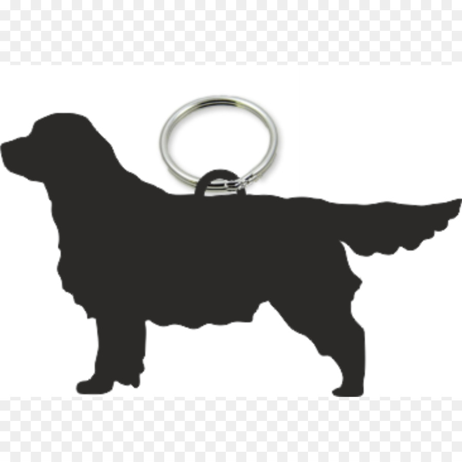 Köpek Anahtarlık，Siluet PNG