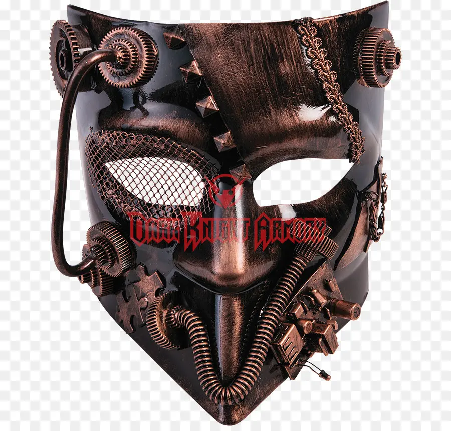 Steampunk Maskesi，Bronz PNG