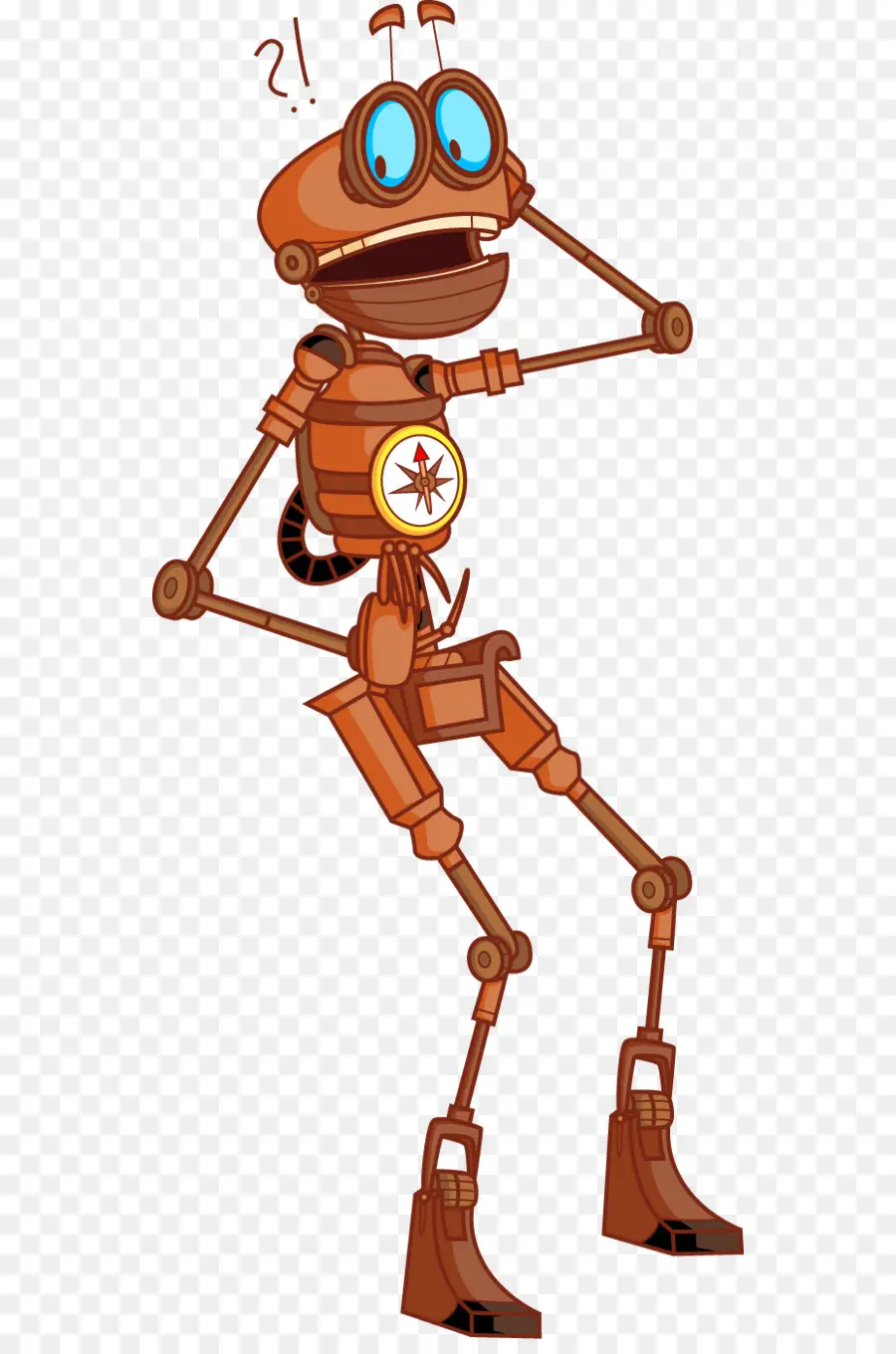 Şaşkın Robot，Robot PNG