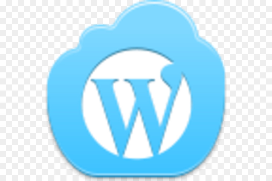 Wordpress Logosu，Mavi PNG