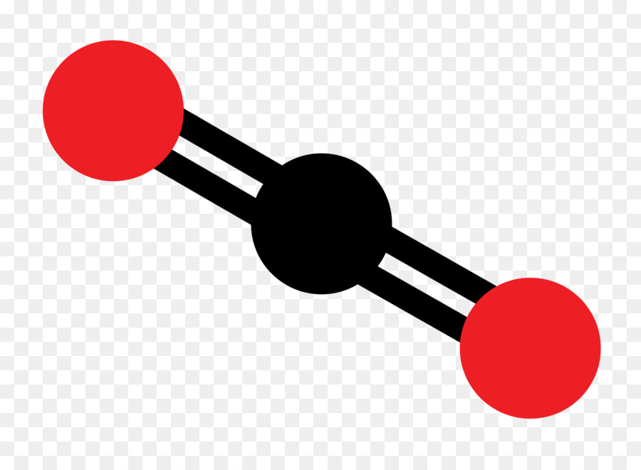 Karbon Dioksit，Molekül PNG