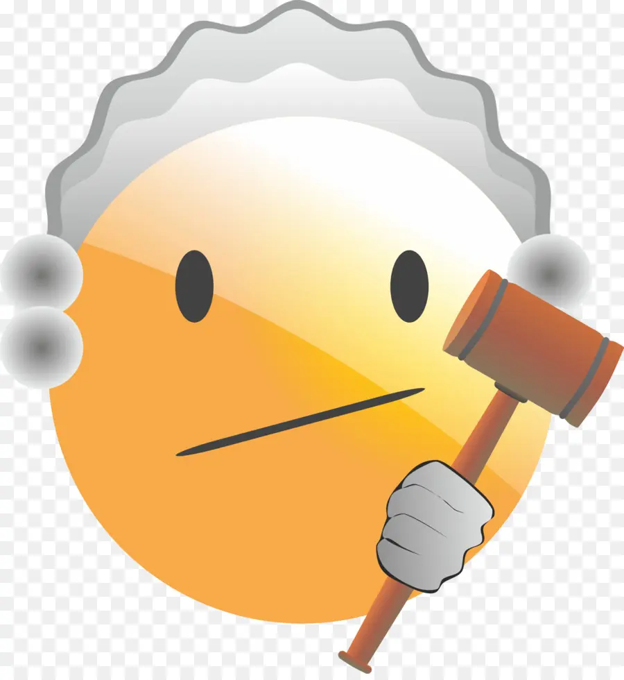 Yargıç Emojisi，Tokmak PNG