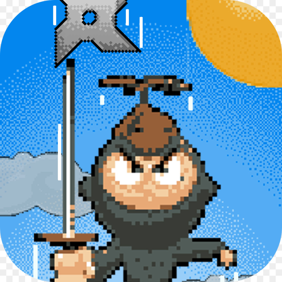 Piksel Ninja，Flappy Uçakları PNG