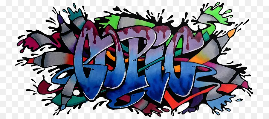 Grafiti，Renkli PNG