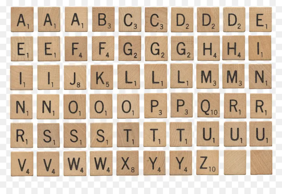 Kargaşa，Scrabble Mektup Dağıtımları PNG