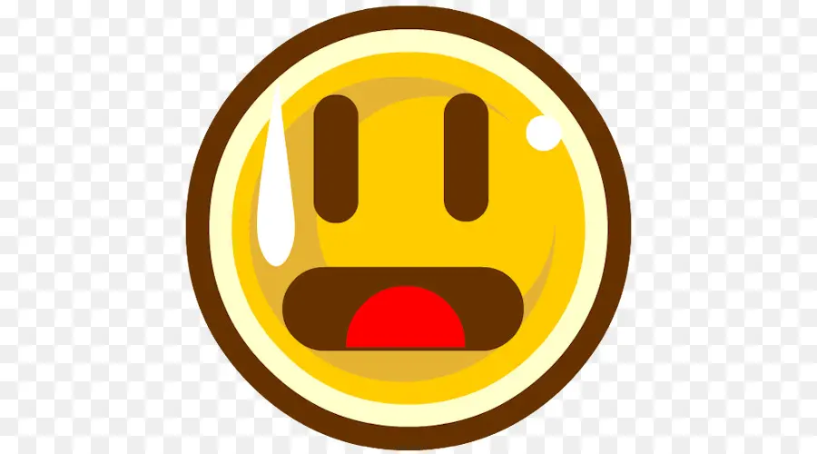 Şaşırmış Emoji，Yüz PNG