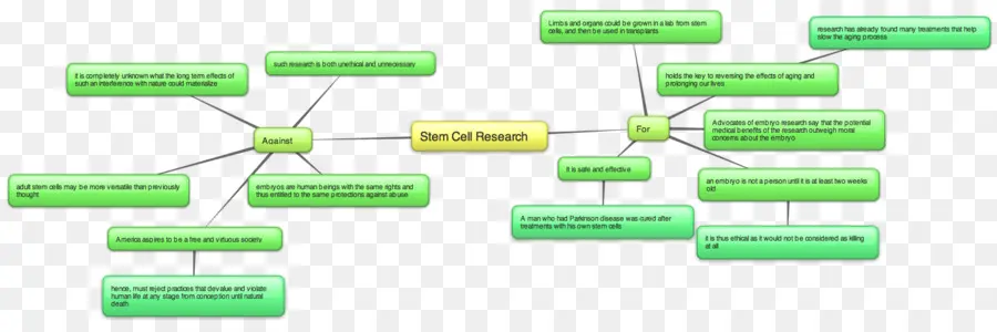 Zihin Haritası，Kök Hücre Araştırması PNG