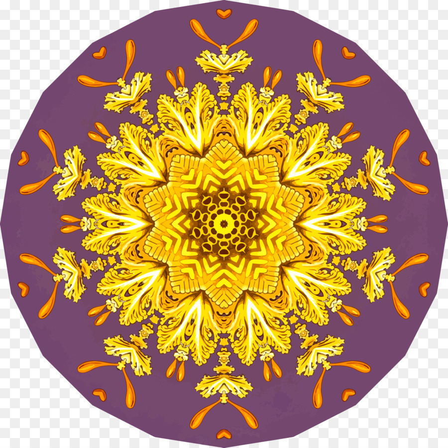 Sarı Mandala，Model PNG