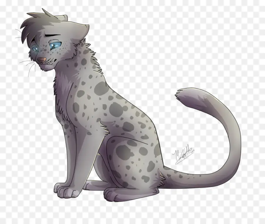 Karikatür Leopar，üzgün PNG