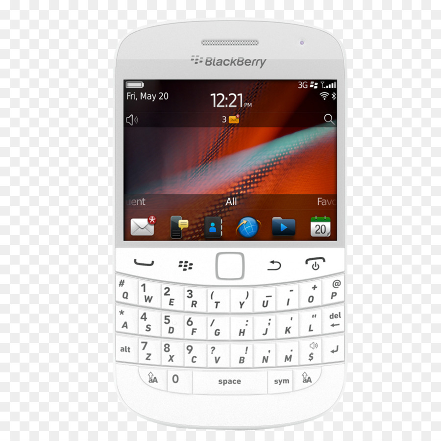 Blackberry Telefon，Beyaz PNG