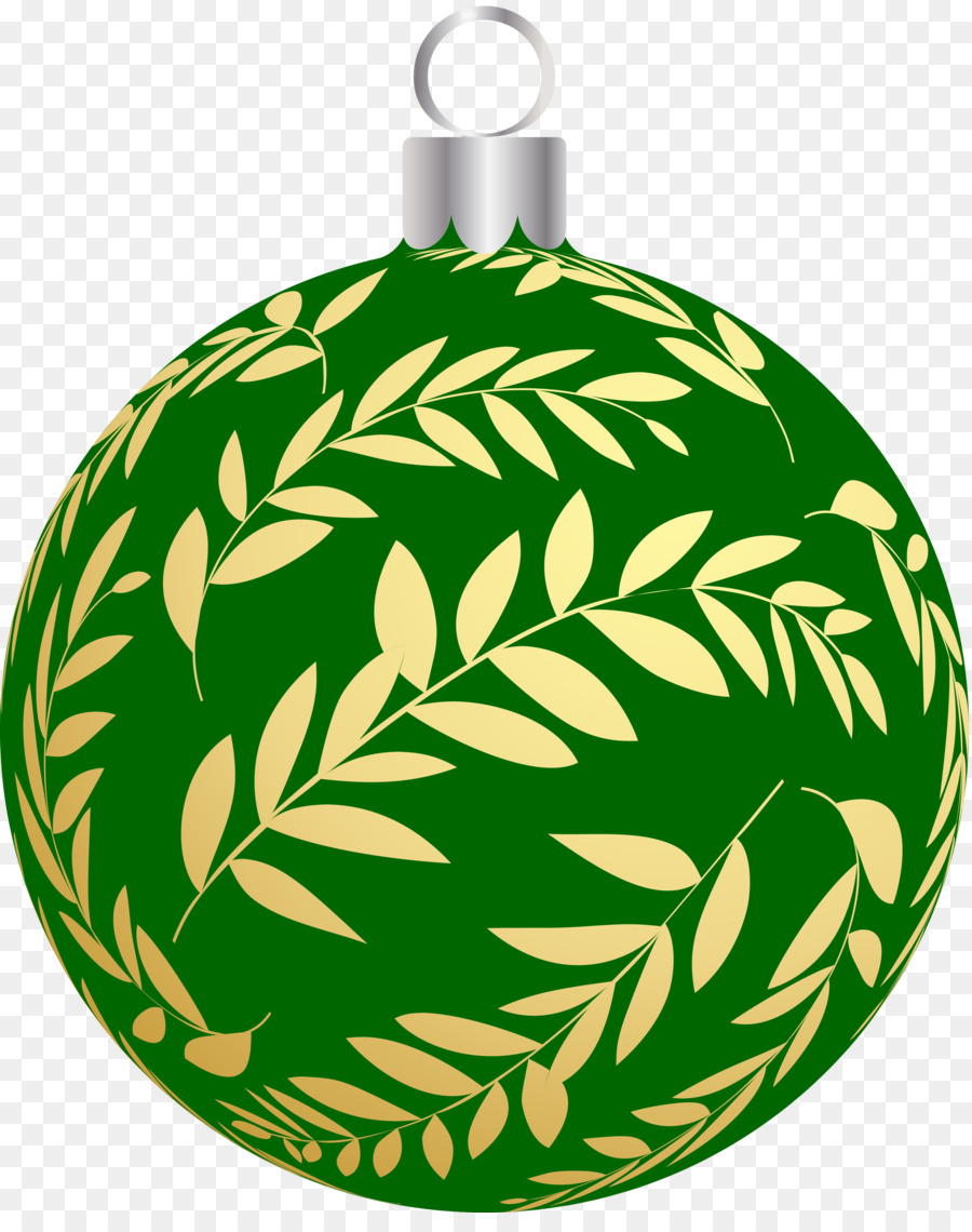 Yeşil Süsleme，Noel PNG