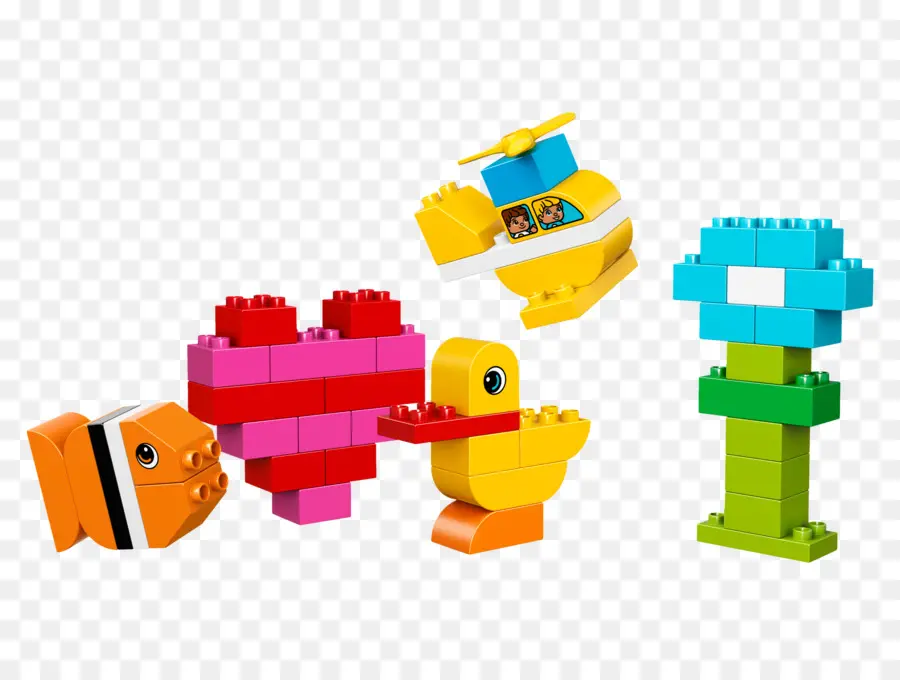 Renkli Lego Yaptıklarım，Yapı Taşları PNG