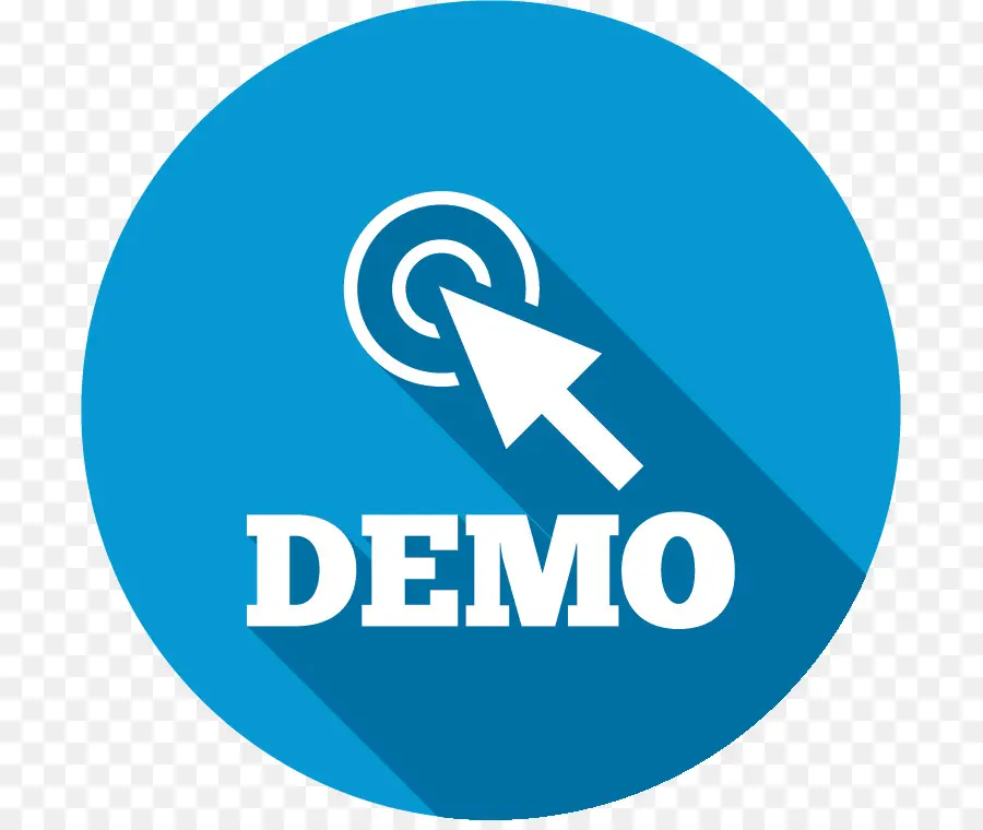 Demo Simgesi，Mavi PNG