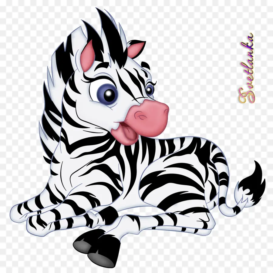 Karikatür Zebra，Hayvan PNG