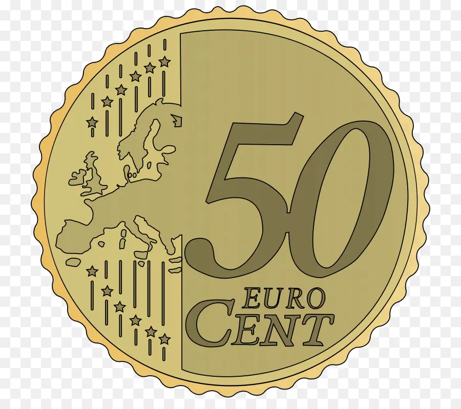 Yüzyıl，20 Cent Euro Coin PNG