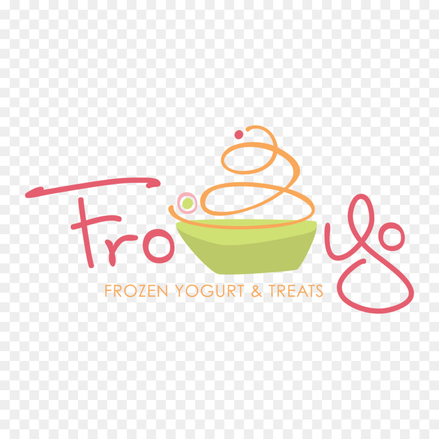 Froyo Logosu，Dondurulmuş Yoğurt PNG